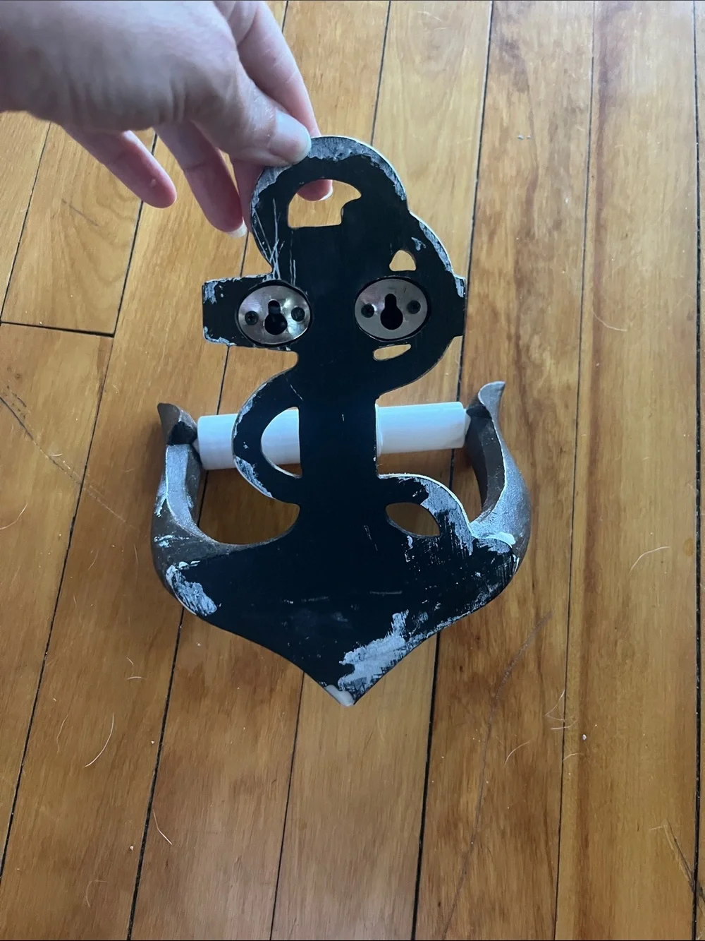 Nautical Anchor Toilet Paper Holder